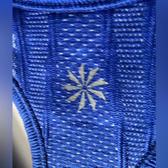 Athleta Fastest track camp tank top blue camo Small - Picture 4 of 5